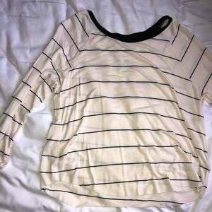 Black and white striped T-shirt